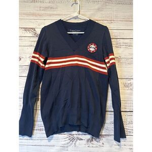 Equine‎ Couture Slim Fit Stars & Stripes Sweater Size L